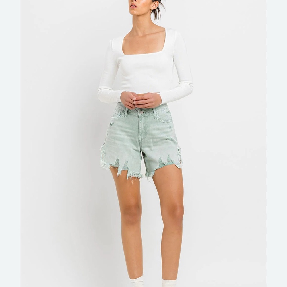 Vervet Rebecca High Rise Shorts Size XS NWT